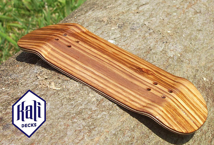 Another Kali Fingerboard Deck from 2016 with a Zebrano wood bottom ply